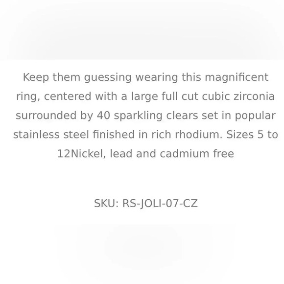 🇨🇦🆕 5th Avenue 
Women’s Rhodium Ring - Picture 8 of 15
